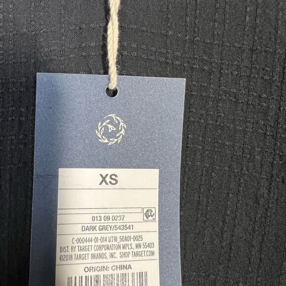 Universal Thread Womens Black Midi Dress Ruffled Bell‎ Sleeve Dark Gray XS - Picture 3 of 7